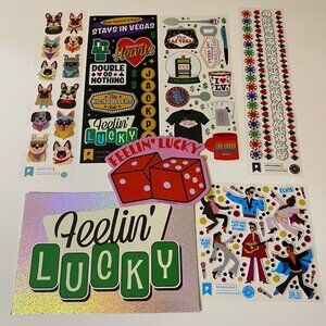 Pipsticks Las Vegas Stickers & Postcard Set